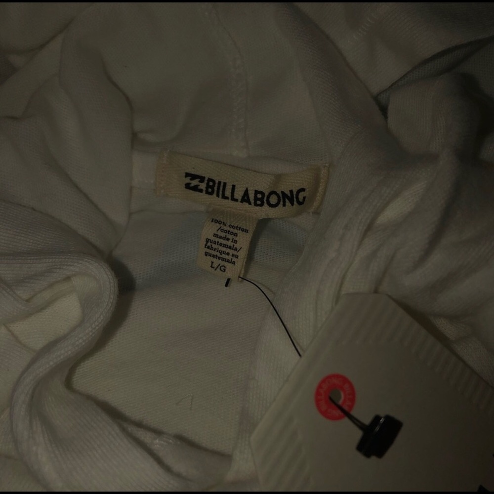 Billabong Cropped Hooded Tee. L - Picture 4 of 8